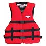 WinningEdge 3-Strap Universal Life Jacket Vest - Red