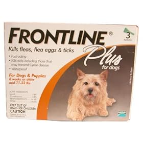 Merial Frontline Plus Flea and Tick Control for Dogs and Puppies