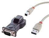 LINDY USB to 9 Way Serial Converter Cable, 2m