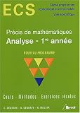 Revue Bréal  / Analyse 1re année ECS : Cours, méthodes, exercices résolus
