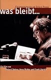 Was bleibt ... - Erinnerungen an Erich Fried [VHS]