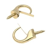 Safety Cup Hook, 1 1/4 Brass