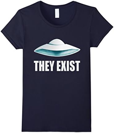 Women's        they exist t-shirt Small Navy