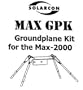 Solarcon Ground Plane Kit for Model IMAX-2000 Base Station Antennas - Solarcon IMAXGPK