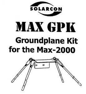 Solarcon Ground Plane Kit for Model IMAX-2000 Base Station Antennas - Solarcon IMAXGPK
