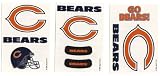Chicago Bears NFL Temporary Tattoo - 5 Sets - 45 Tats