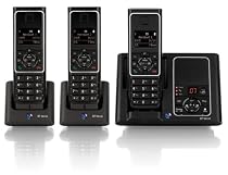 BT Verve 450 DECT Digital Cordless Telephone and Answering Machine - Black (Trio)