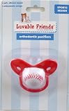 Sports Orthodontic Pacifier (Silicone), Baseball