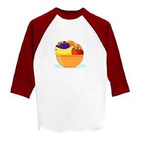 bowl_fruit[1] - Raglan 3 4 Sleeve T-Shirt
