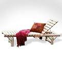 Cedar Log Lounge Chair