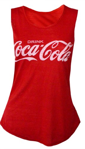 MyMixTrendz - Womens Coca-Cola Drink Slogan Vest Top