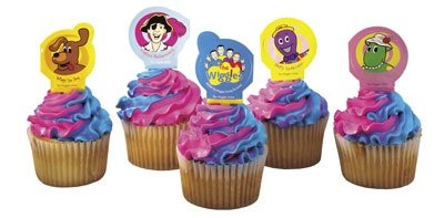 WIGGLES CAKE/CUPCAKE PICS PARTY FAVORS