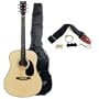 Full Size Acoustic Guitar with Free Carrying Bag - Natural