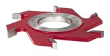 Freud UP171 1/4-Inch 6-Wing Groove Cutter For Shaper, 1-1/4 Bore