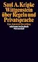 Wittgenstein �ber Regeln und Privatsprache: Eine elementare Darstellung (suhrkamp taschenbuch wissenschaft)