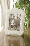 Belleek Claddagh Picture Frame Holds 5X7 B2418