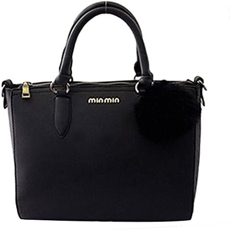 Xmenhere Women's New Retro Modern Pu Leather Bag Black One Size