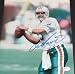 Dan Marino Autographed Miami Dolphins 8x10 Throwback Photo - Looking Downfield