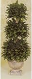21 EURO 3-TIER BOXWOOD TOPIARY/2PC.