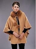 CAPE- CASHMERE (WITH FOX TRIM) from CASHMERE PASHMINA GROUP