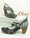 s.Oliver Damen Pumps schwarz / grau