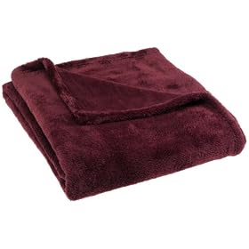 Pinzon Microtec Throw, Aubergine