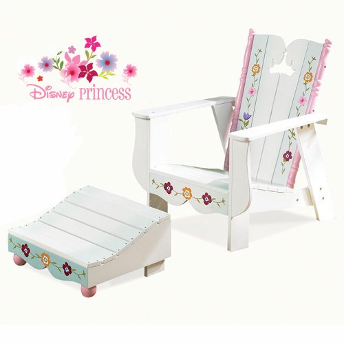 Disney Princess Adirondack Chair and Ottoman Set