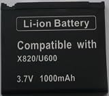 FLASH SUPERSTORE SAMSUNG D830, U100, U600, X820 1000 mAh COMPATIBLE BATTERY