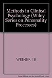 Clinical methods in psychology