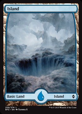 Magic: the Gathering - Island (259) (259/274) - Battle for Zendikar - Foil