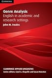 Genre analysis : English in academic and research settings