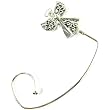 Silver Tone Angel Purse Hook Bag Holder Hanger W/ Pouch