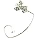 Silver Tone Angel Purse Hook Bag Holder Hanger W/ Pouch