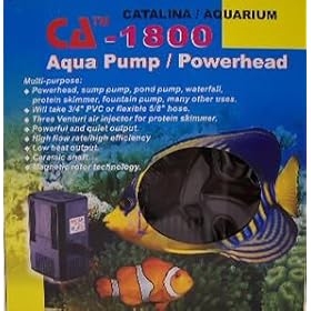 Catalina Aquarium CA 1800 Aquarium Pump 635 GPH by Catalina Aquarium, Inc