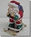Skiing Santa Jewelry Trinket Box J3C3A