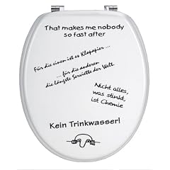 Spruch-Toilettendeckel