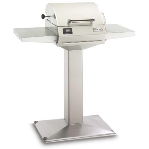 Fire Magic E250s Electric Grill On Patio Post