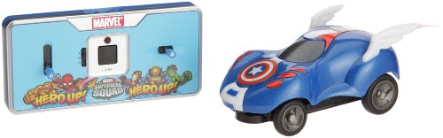 SILVERLIT - Vehicules radiocommandés - I/R MICRO RACER SUPER HERO SQUAD - CAPTAIN AMERICA