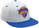 NBA Men's New York Knicks Flat Brim Flex Hat - Tx83Z, Large/X-Large , Light Charcoal , Light Charcoal