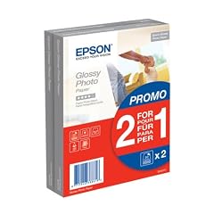 Epson Glossy Photo Paper - 2 f�r 1,10x15 cm, 225g/m�, 100 Blatt
