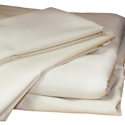 Lifekind 300-Thread-Count Pure Organic Cotton Sateen Twin XL Sheet Set - Ivory