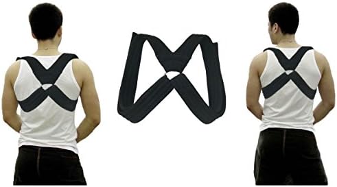 Back Protection Figure 8 Clavicle Brace &amp; Therapy Correct Posture Chest - Shoulder Support (Large)