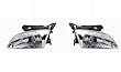 EAGLE EYES PAIR HEADLIGHT LIGHT LAMP