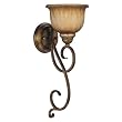 Minka Lavery Raffine 5960-243 Glass 1LT 100w (18H x 6W) Torchieres Sconce Lighting in Iron
