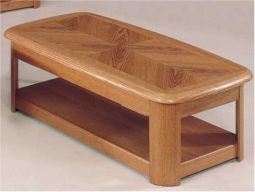 Kitchen: Oak Veneer Finish Coffee Table With Lift Up Top By Coaster Furniture