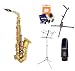 Legacy AS1000 Intermediate Alto Saxophone with Case, Accessories and Yamaha Mouthpiece, The Instrument Store Starter Kit