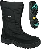 Original SYSTEM Winterstiefel Winterboot für Damen mit EISKRALLE und Rain TEX von 2A schwarz Groesse-38