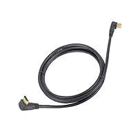 SIIG CB-HM0142-S1 High Speed HDMI Cable with Right Angle Connector, 2-Meters