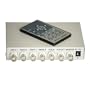 VideoSecu 4 Channel Real Time CCTV Color Video Quad Surveillance Security Camera Video Splitter Processor with Remote Controller C43