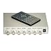 VideoSecu 4 Channel Real Time CCTV Color Video Quad Surveillance Security Camera Video Splitter Processor with Remote Controller C43